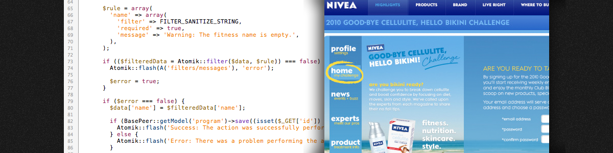Nivea: Bikini-Challenge